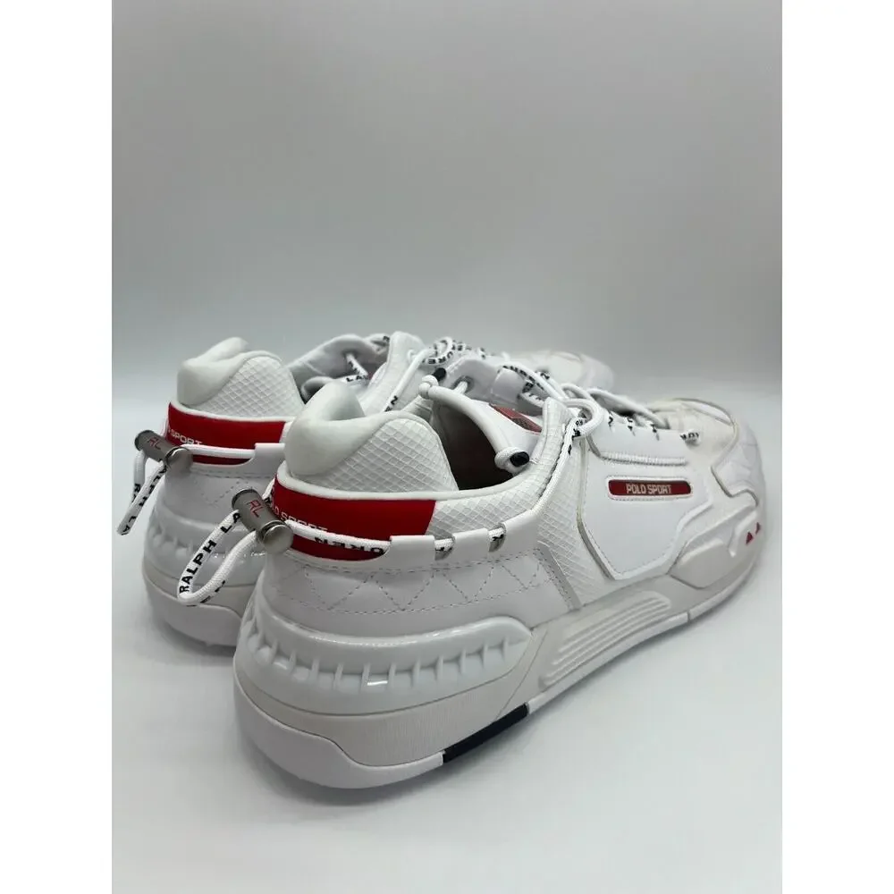 Polo Ralph Lauren Polo Sport PS200 SK LTL White Sneakers Men's Size 11